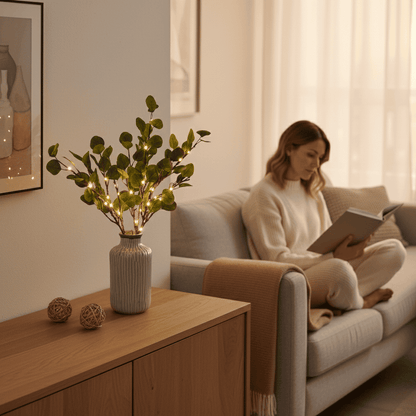 GLOWSTEM – 70 cm LED-Zweiglampe mit natürlicher Waldästhetik 3