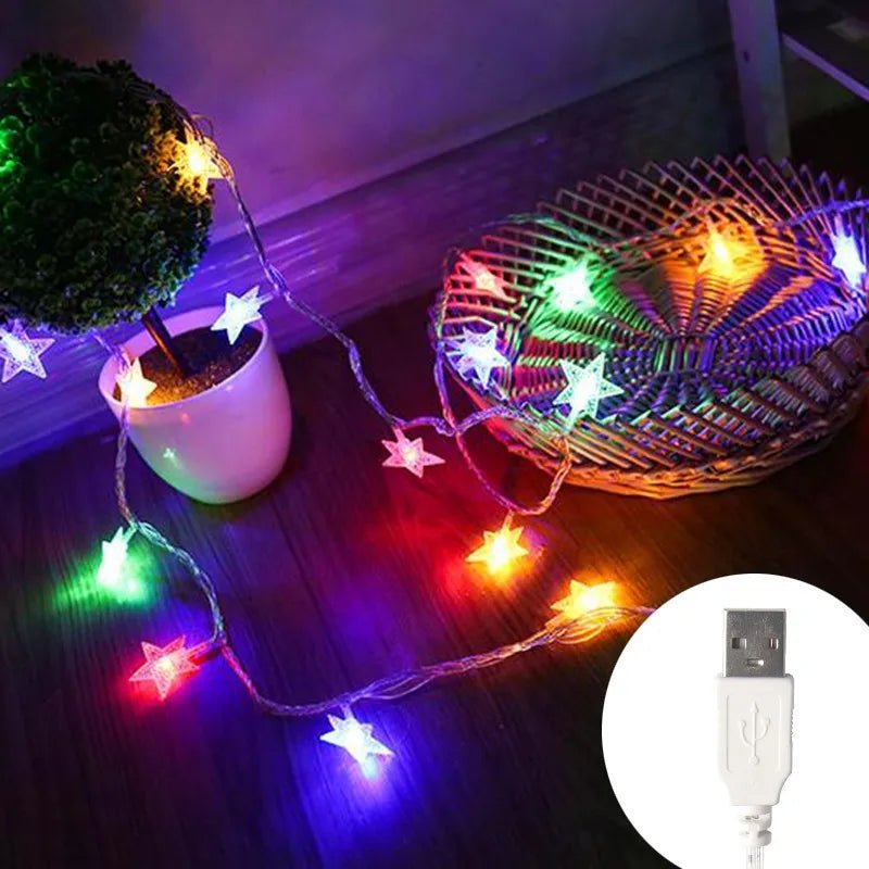 GLOWVERA – Mehrfarbige LED-Lichterkette für Partys und Heimdekoration 10