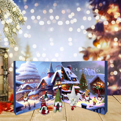 WINTERWHISP 2025 – Handgemachter Plüsch-Wichtel-Adventskalender für festliche Erinnerungen