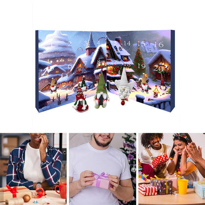 WINTERWHISP 2025 – Handgemachter Plüsch-Wichtel-Adventskalender für festliche Erinnerungen
