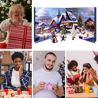 WINTERWHISP 2025 – Handgemachter Plüsch-Wichtel-Adventskalender für festliche Erinnerungen