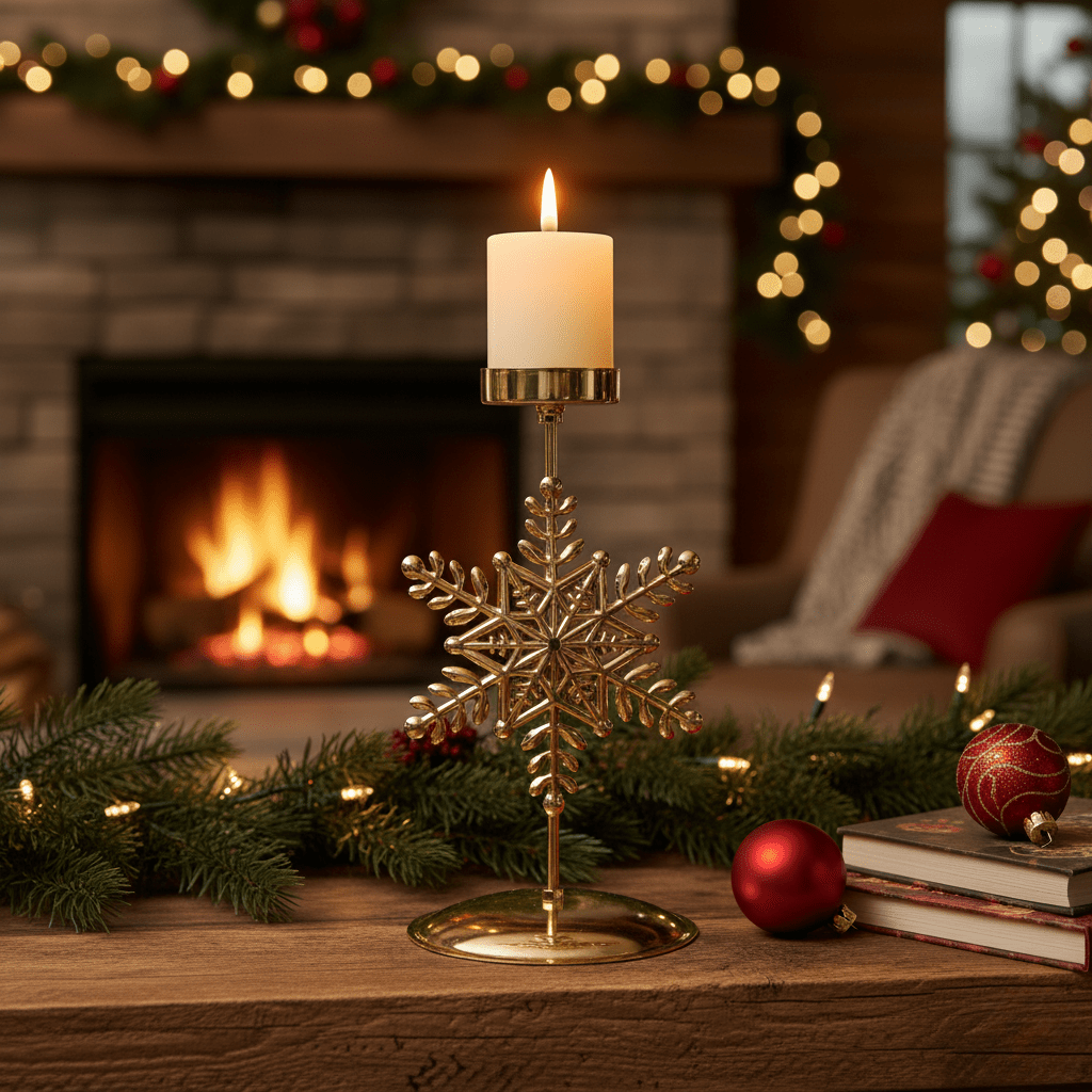 GOLDLITE – Eleganter Vintage-Kerzenständer für festlichen Charme 0