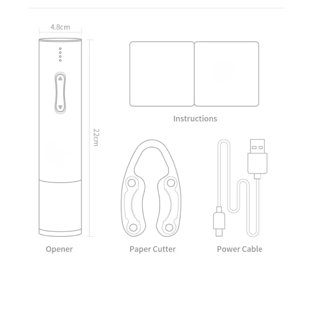 GRAPHEON – Automatischer Korkenzieher-Weinöffner – Schnelle und einfache Bedienung 6