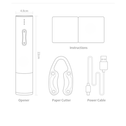 GRAPHEON – Automatischer Korkenzieher-Weinöffner – Schnelle und einfache Bedienung 6