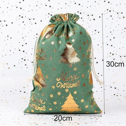 GREENBLOOM – Öko-Jute-Geschenktüten für natürlichen Weihnachtszauber 5