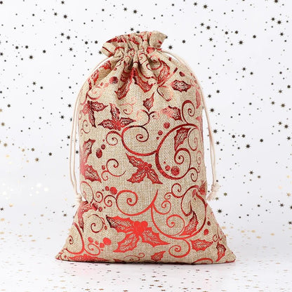 GREENBLOOM – Öko-Jute-Geschenktüten für natürlichen Weihnachtszauber 6