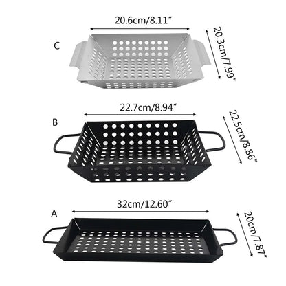 GrillMaster Basket - non-stick grill basket for even BBQ cooking