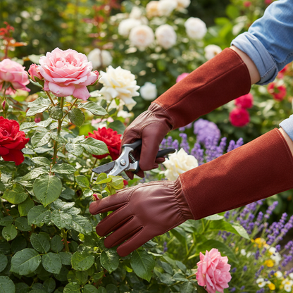 GRIPGARD – Premium-Gartenhandschuhe mit elastischem Handgelenkband 0