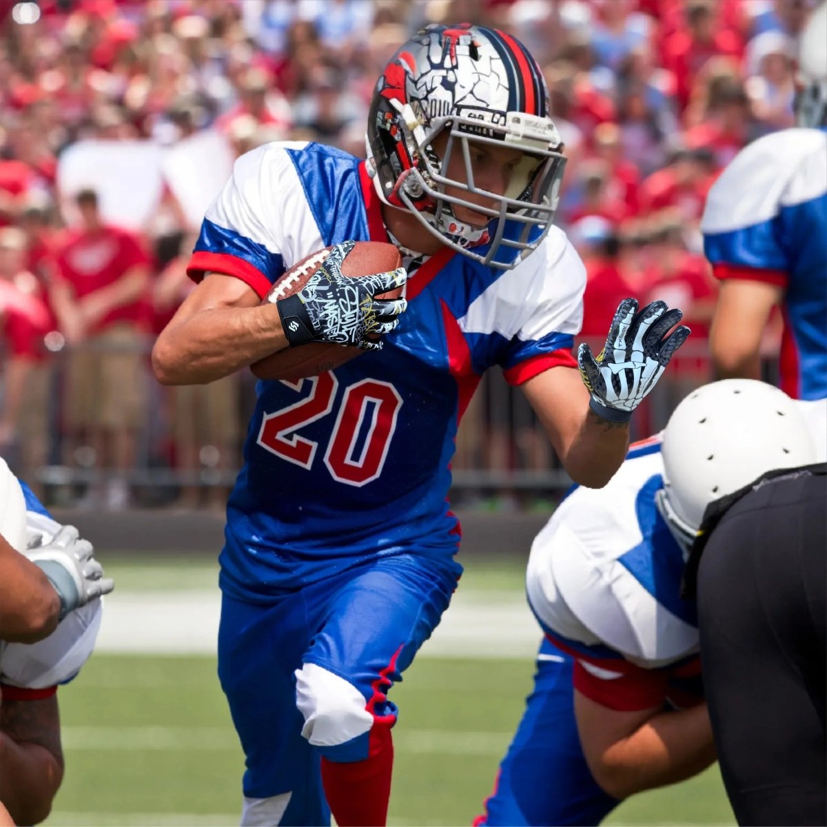 GRIPMAX – Hochleistungs-Rugbyhandschuhe für Unisex, geeignet für Training und Spiel 4