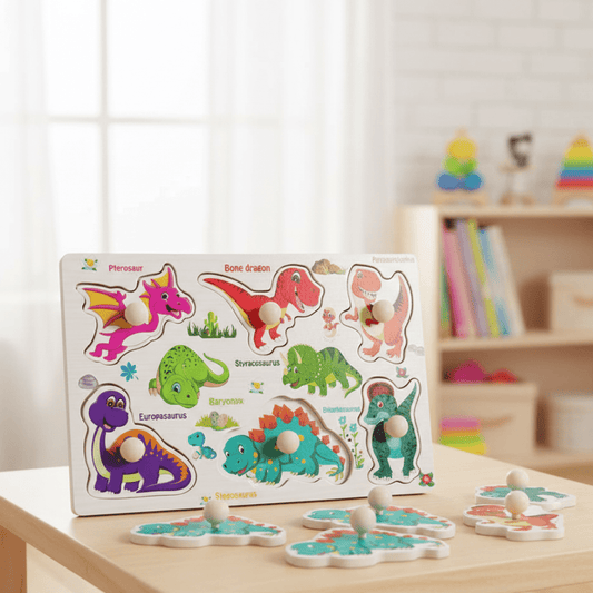 GRIPPLAY – Montessori-Greifbrett-Puzzle zur Förderung der Feinmotorik 0