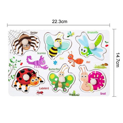 GRIPPLAY – Montessori-Greifbrett-Puzzle zur Förderung der Feinmotorik 13