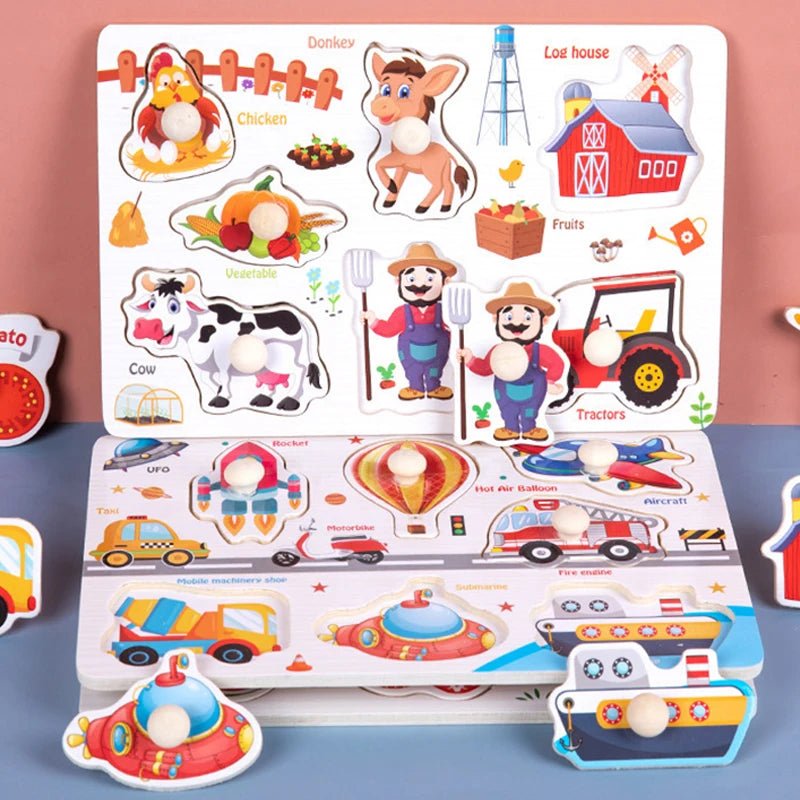 GRIPPLAY – Montessori-Greifbrett-Puzzle zur Förderung der Feinmotorik 2