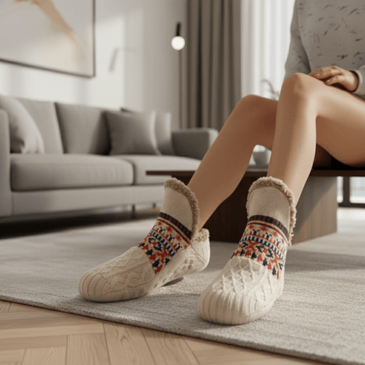 GRIPSOFT – Ultraweiche, rutschfeste Socken für drinnen für warmen und gemütlichen Komfort 1