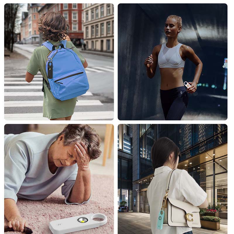 GUARDME – Tragbarer persönlicher Sicherheitsalarm mit integrierter LED-Leuchte 7