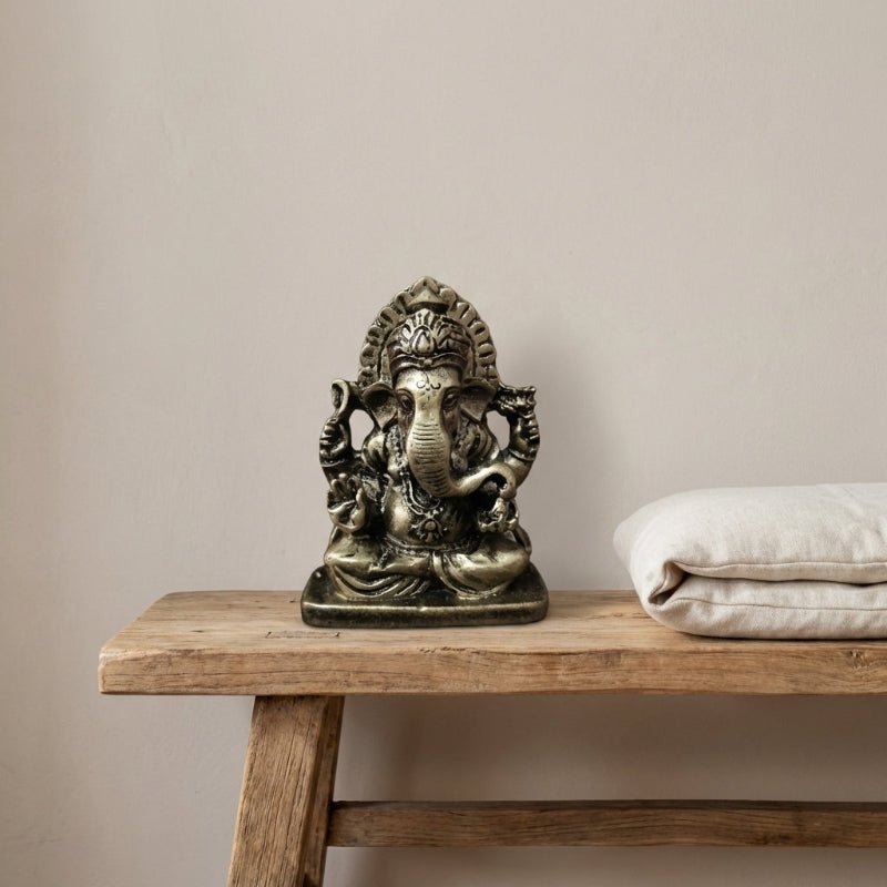Ganesha-Skulptur - Handgefertigte Harzfigur für Glück und Wohlstand 1