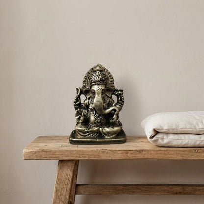 Ganesha-Skulptur - Handgefertigte Harzfigur für Glück und Wohlstand 1