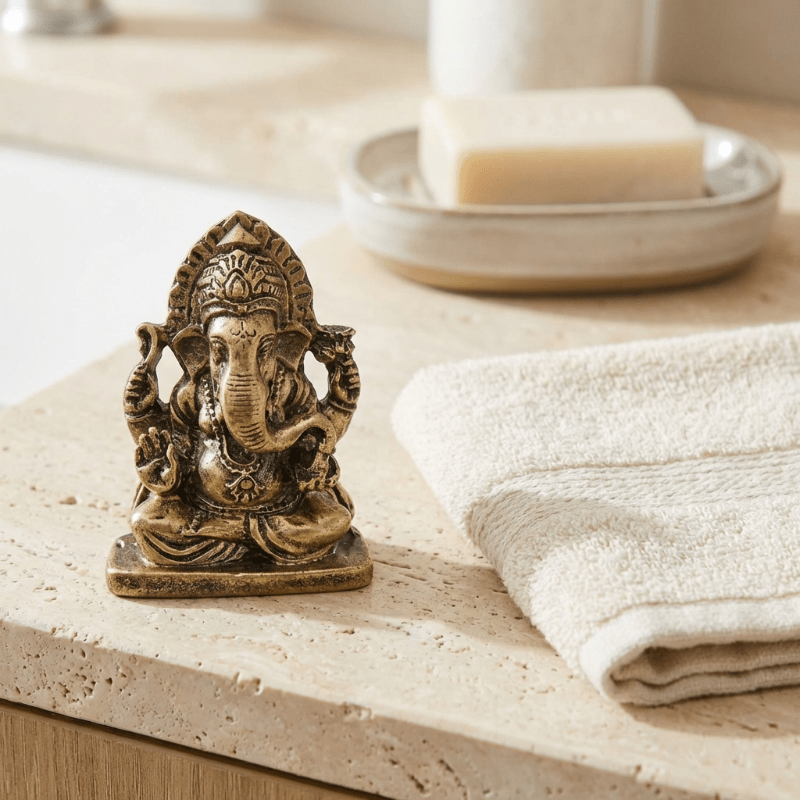 Ganesha-Skulptur - Handgefertigte Harzfigur für Glück und Wohlstand 2
