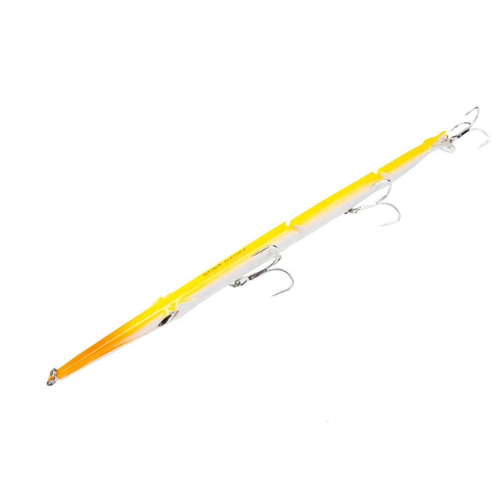 Gelenk-Bleistiftköder 255 mm für Barrakuda & Wolfsbarsch – Hochwertige Kunstköder mit Paddle Tail und Segmentiertem Design 7
