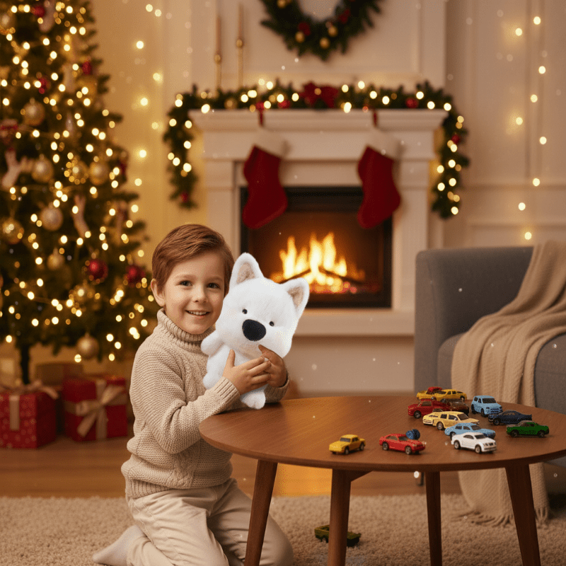 PLUFFII – Kawaii Soft Animal Plush Doll Serie mit Elefant, Hund, Katze & mehr