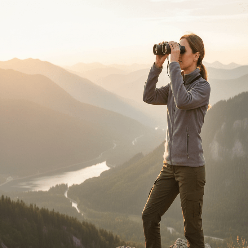 ZENITHAR – Compact 2000M Fernglas mit 40-facher Vergrößerung & BAK4-Glas für klare Fernsicht