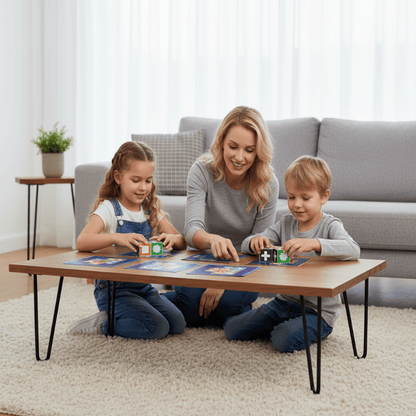 MINDMATCH – 60 Karten Muster-Matching-Spiel mit 20 bunten Blöcken für Kinder & Familien