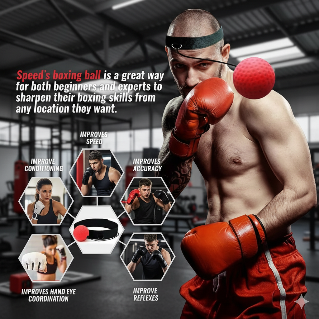 PunchPro reflex ball - boxing training to improve reflexes & reaction speed
