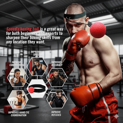 PunchPro reflex ball - boxing training to improve reflexes & reaction speed