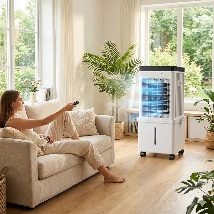 NOVACOOL – Enfriador de aire 3 en 1 – Ventilador y humidificador en uno