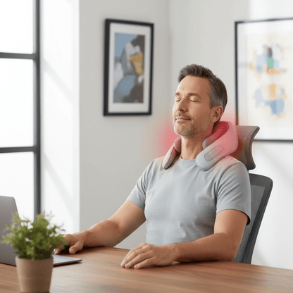 TRAPESHIELD – Elektrisches Shiatsu-Nacken- & Trapezmuskel-Massagegerät für tiefen Druck