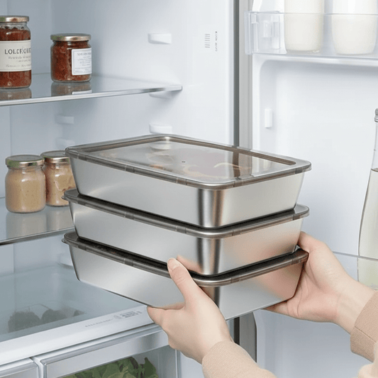 STEELFRESH – Lunchbox in acciaio inox con guarnizione per freschezza e gusto