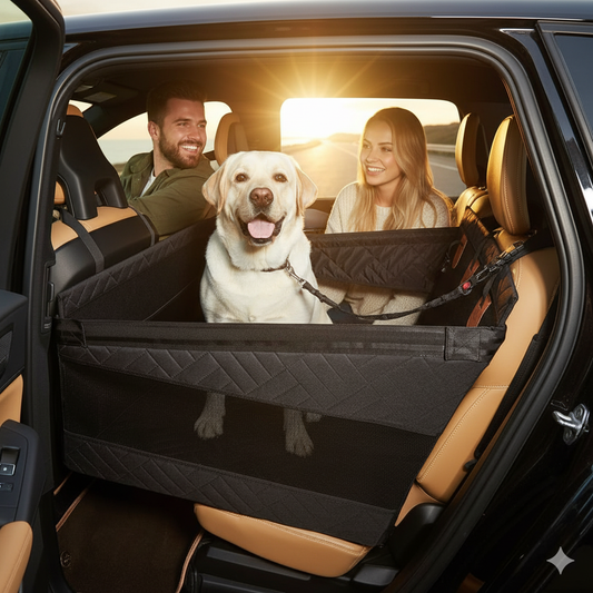RIDEGUARD PET SEAT – Waterproof Dog Mat with Memory Foam for the Car
