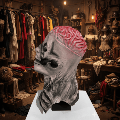 DREADSKULL – Realistische skelettenmasker met hoed voor ultieme Halloween-transformatie