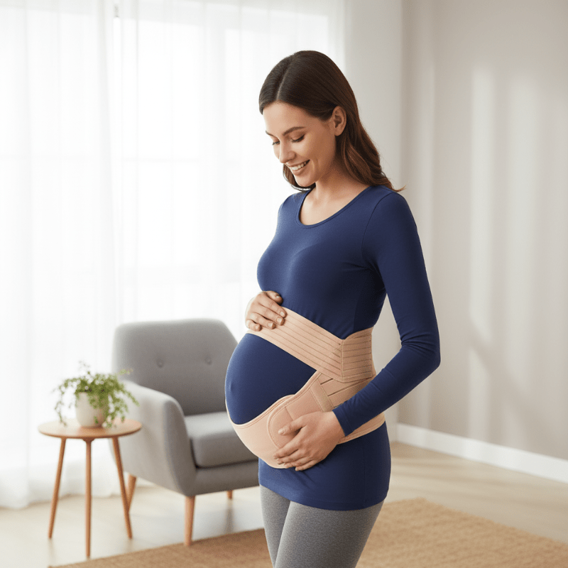 BUMBELLA – 3-in-1 Pregnancy Support Belt for Comfort & Stability, Adjustable & Breathable