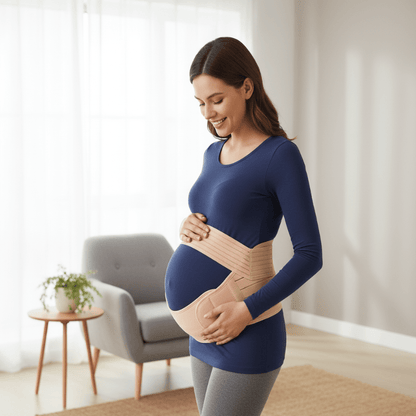 BUMBELLA – 3-in-1 Pregnancy Support Belt for Comfort & Stability, Adjustable & Breathable