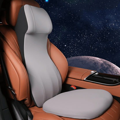 ERGOCARVE – Integrierte Auto-Nacken- & Lendenstütze aus Memory Foam