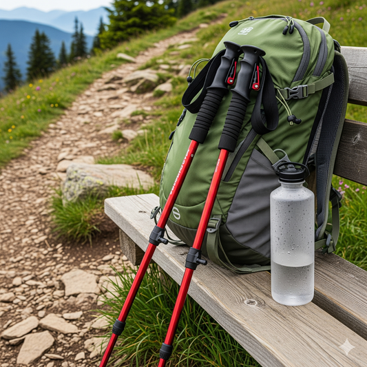 PEAKPATH – Adjustable Trekking Poles for Stability & Comfort