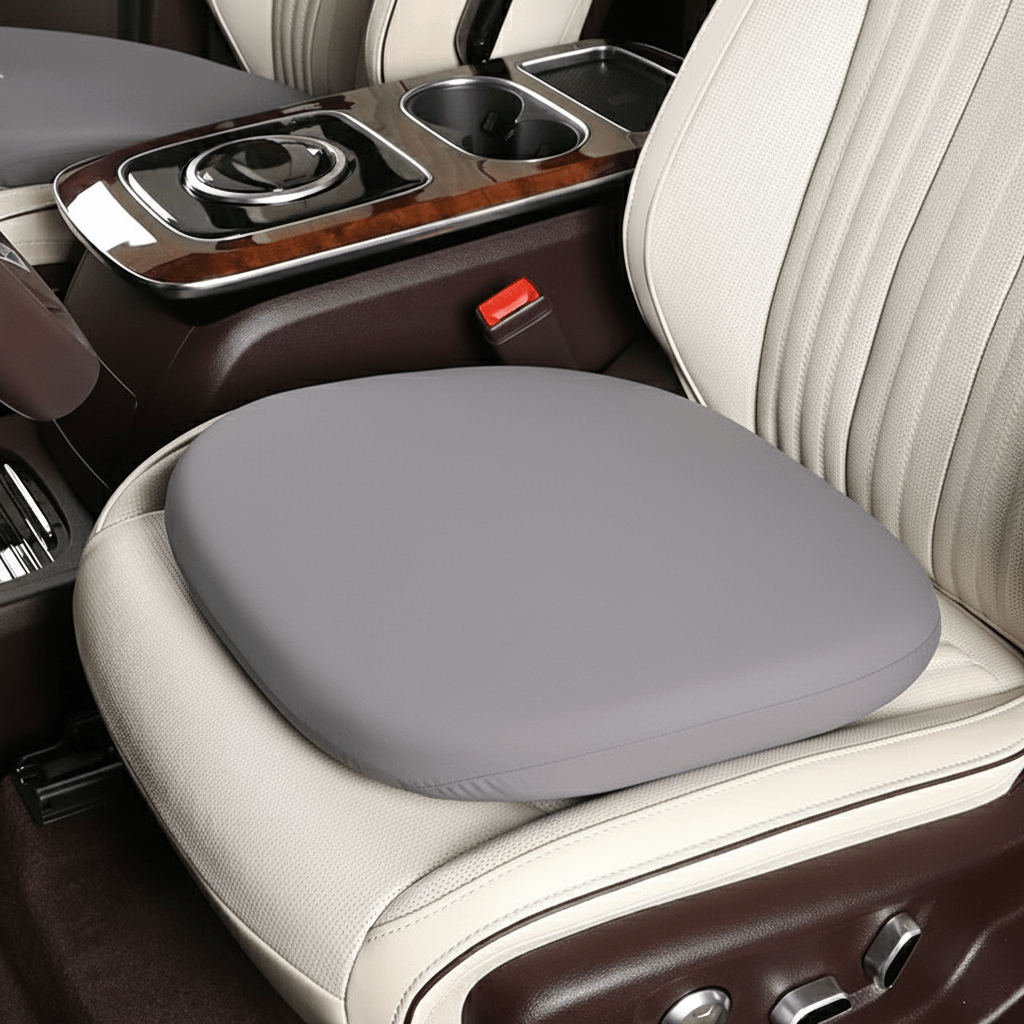 ERGOCARVE – Integrierte Auto-Nacken- & Lendenstütze aus Memory Foam