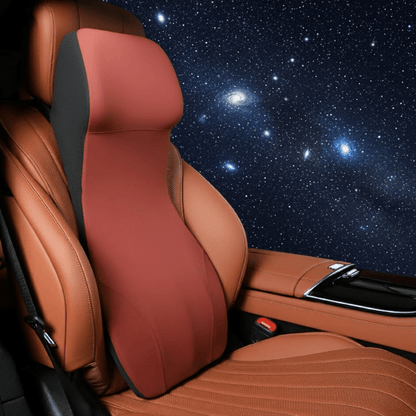 ERGOCARVE – Integrierte Auto-Nacken- & Lendenstütze aus Memory Foam