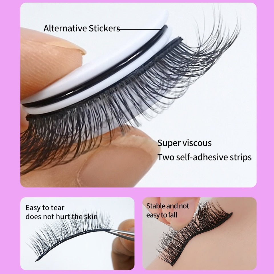 LASHORA – Reusable Self-Adhesive Eyelashes for Effortless Glamour
