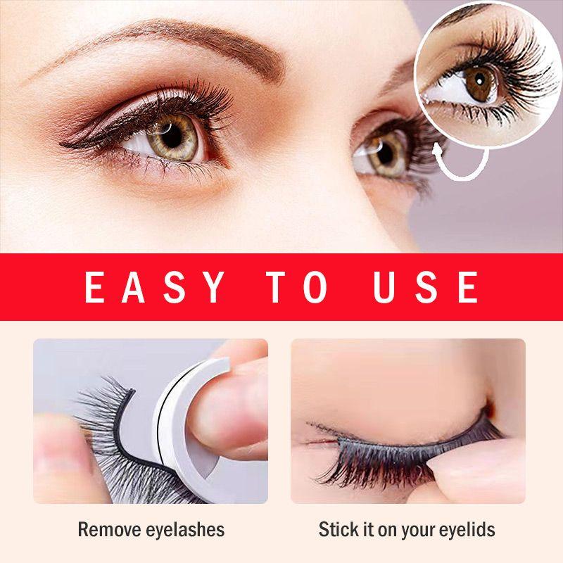 LASHORA – Reusable Self-Adhesive Eyelashes for Effortless Glamour