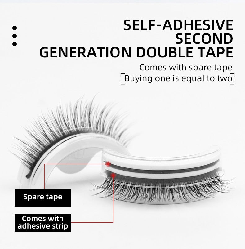 LASHORA – Reusable Self-Adhesive Eyelashes for Effortless Glamour