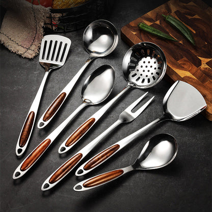 Edelstahl Küchenhelfer Set 5-teilig Ergonomische Griffe Spülmaschinenfest Kochutensilien Set-2