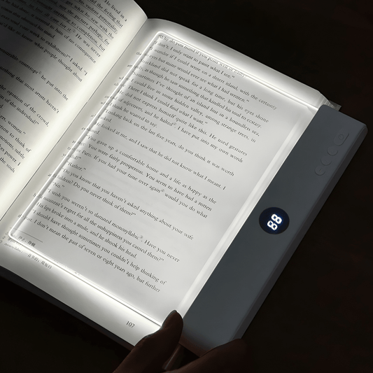 GlowEase - LED Leselampe mit 3 Farbmodi und Auto-Off-Funktion für ablenkungsfreies Lesen 0