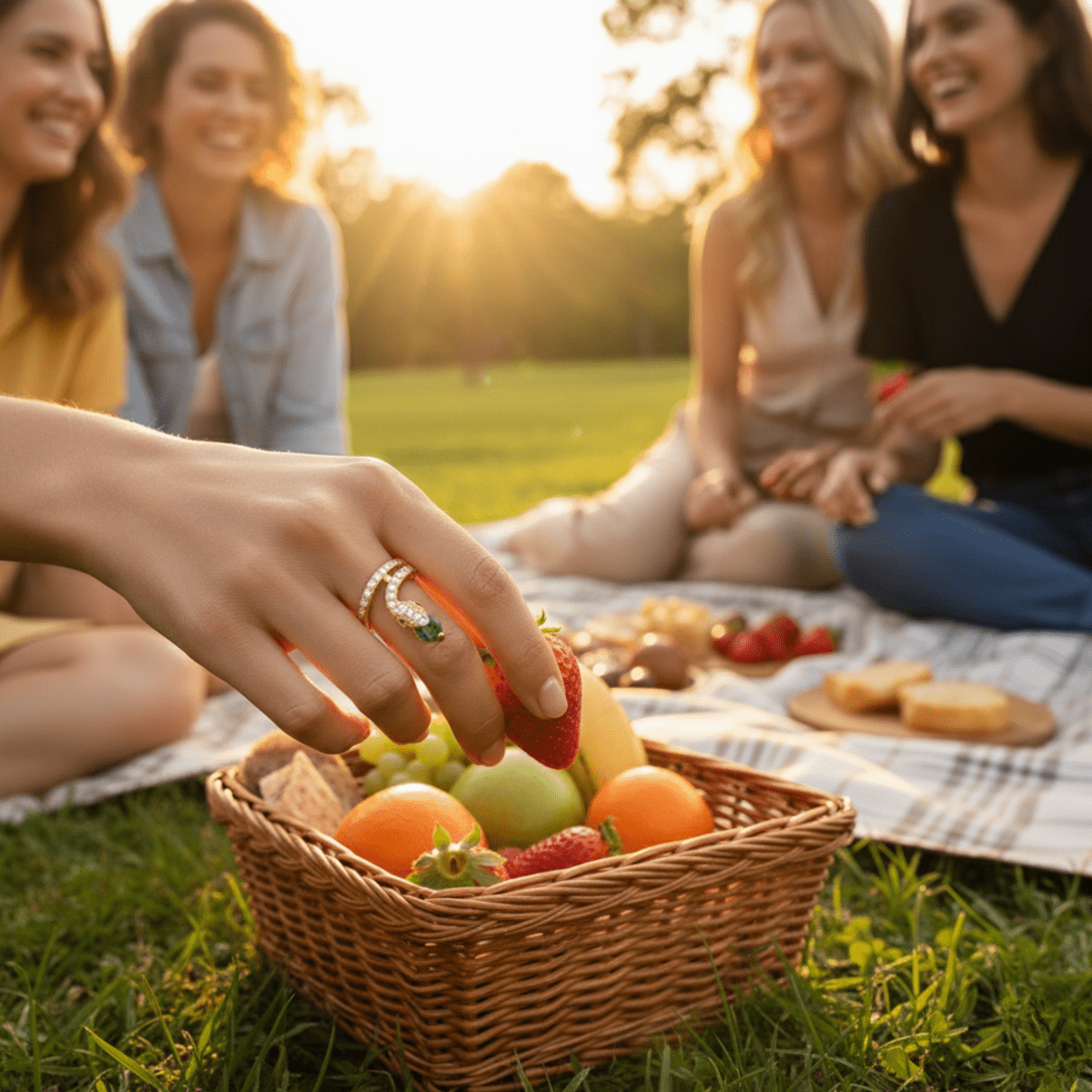 Glücksbringer-Schlangenring mit Zirkonia – Symbol für Stärke, Transformation und Stil 5