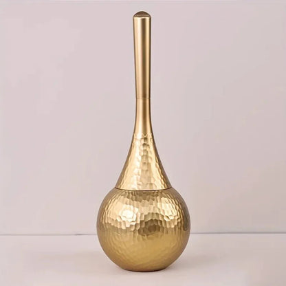 GoldenLuxe Toilettenbürste | Luxuriöses Badezimmer-Accessoire | Modernes Golddesign | Hygienisches Reinigungswerkzeug 1