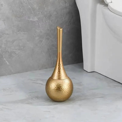 GoldenLuxe Toilettenbürste | Luxuriöses Badezimmer-Accessoire | Modernes Golddesign | Hygienisches Reinigungswerkzeug 8