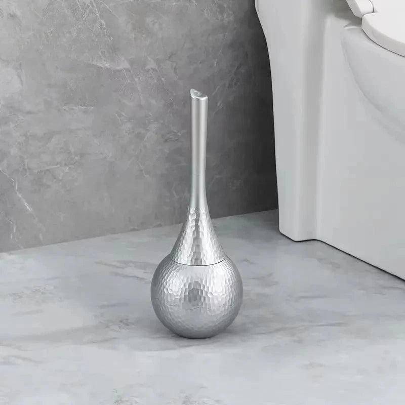 GoldenLuxe Toilettenbürste | Luxuriöses Badezimmer-Accessoire | Modernes Golddesign | Hygienisches Reinigungswerkzeug 9