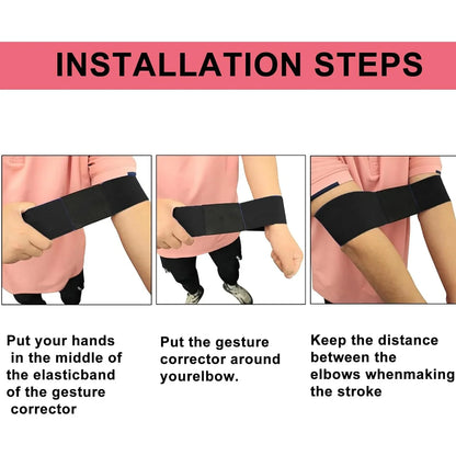 TECHNIKBAND – Allenatore elastico per il golf per la guida del braccio e la postura