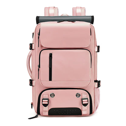 TRAVELMAX Pack – Gran mochila de viaje impermeable con conexión USB