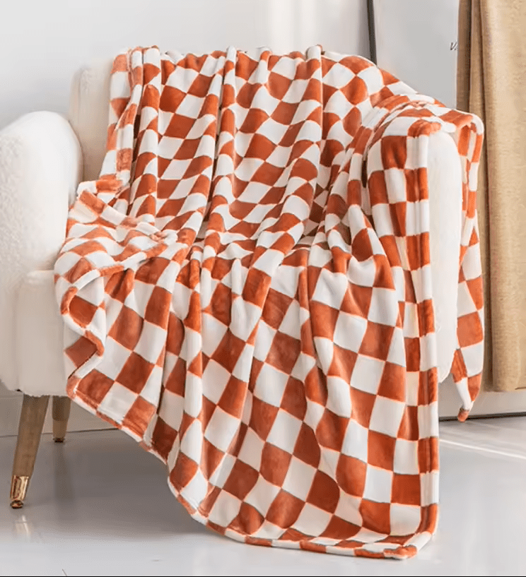 COZYCHECK – Flannel Fleece Blanket | Soft, Warm & Usable Year-Round